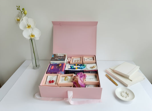 Pretty Pinterest Princess Glam Gift Hamper For Women & Girls on a white surface