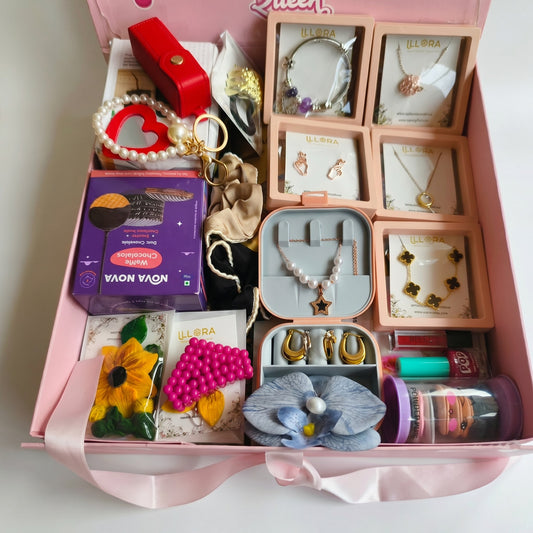 Close-up of My Sugar Girl Beauty & Self-Care Gift Hamper for Women & Girls