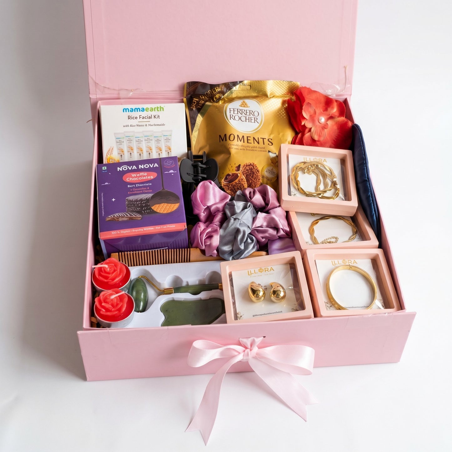 The Glamouristic Luxe Gift Hamper for Women & Girls on a white background