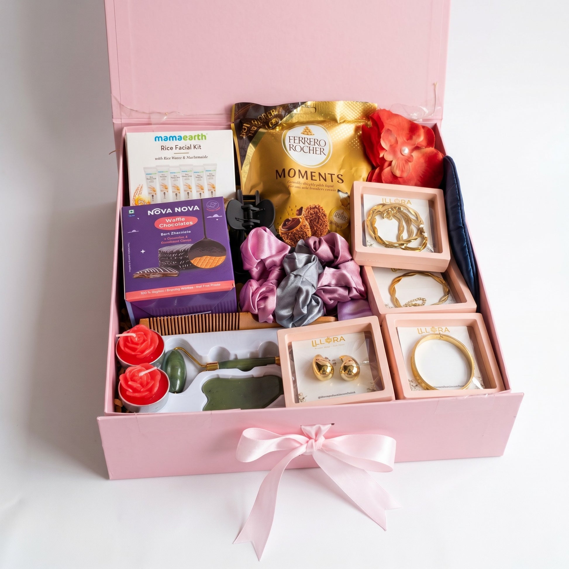 The Glamouristic Luxe Gift Hamper for Women & Girls on a white background
