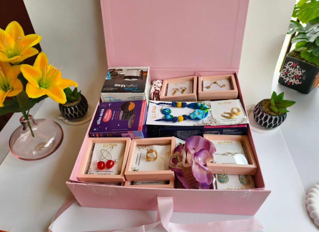 Close-up of Pretty Pinterest Princess Glam Gift Hamper For Women & Girls