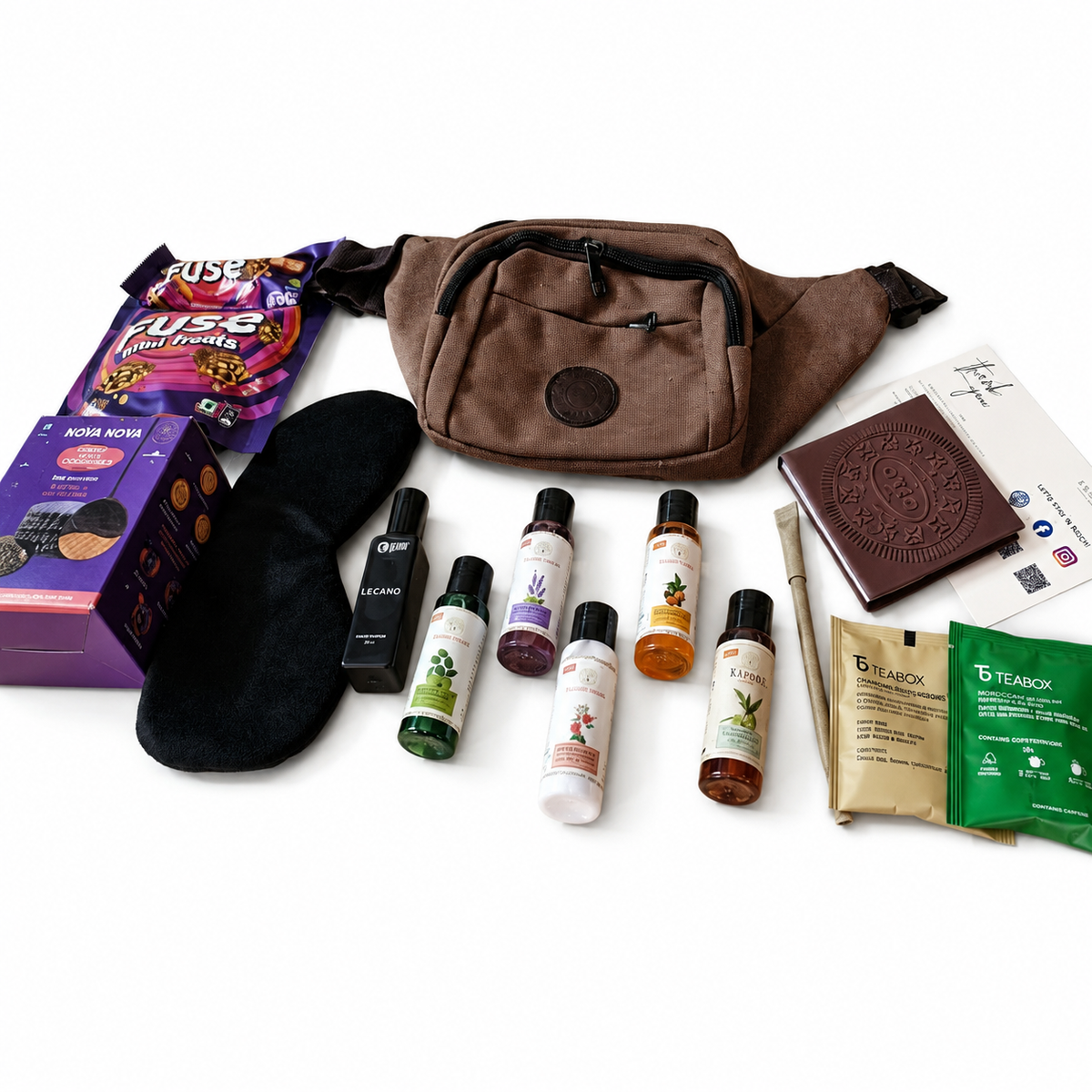 The Urban Voyager Travel Care Gift Hamper For Men on a white background